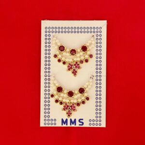 लालनजी की रानी रंग हसली माला – चाँदी एवं सेमी मोती से सुसज्जित