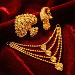 वल्लभ दिव्य राजसी स्वर्ण श्रृंगार सेट – श्रीनाथजी एवं लालनजी हेतु